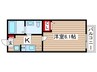 プレシャスアース稲毛区稲毛 1Kの間取り