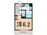 ルクシェール横濱生麦（６０６） 1Kの間取り