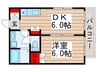 Ｐｅｒａ六実 1DKの間取り