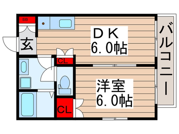 間取り図 Ｐｅｒａ六実