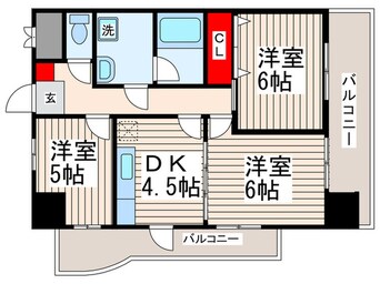 間取図 サンモ－リス