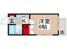 ホワイトテラス 1Kの間取り