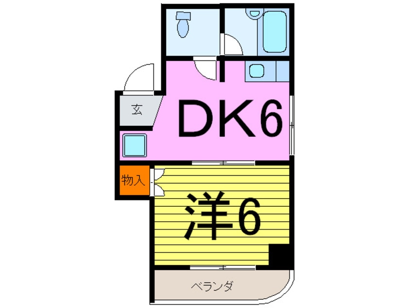 間取図 Ｋｓ　ｆｌａｔｓ