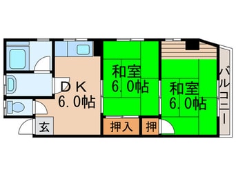 間取図 いずみコ－ポ
