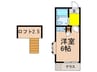 カーサフェリス 1Rの間取り