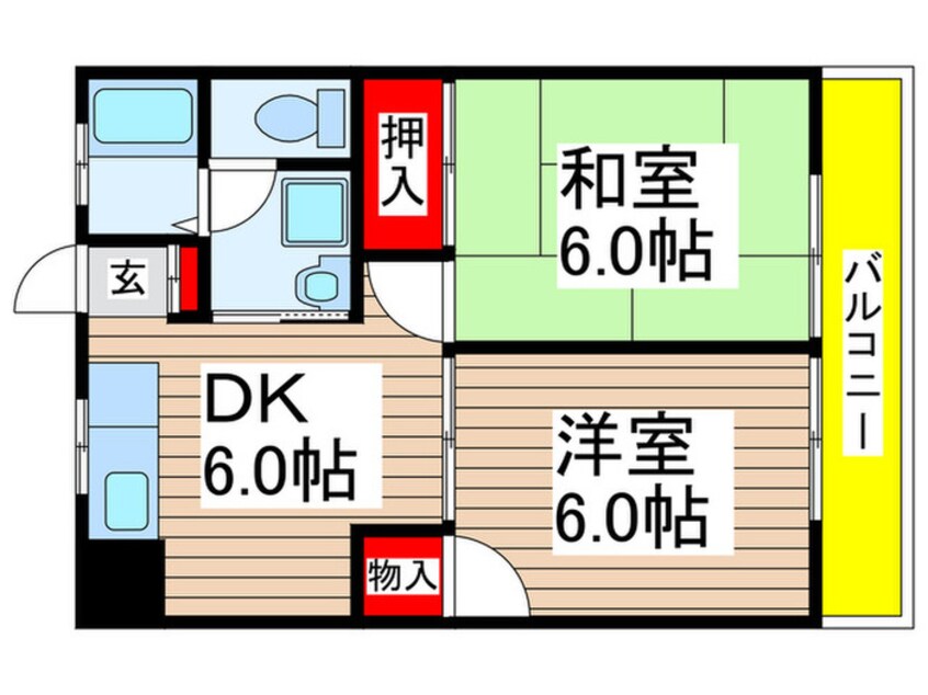 間取図 ティファニー10