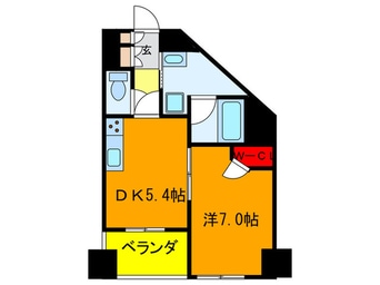間取図 ルピナス王子駅前（４０３）