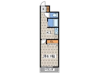 間取図 Lavie戸塚