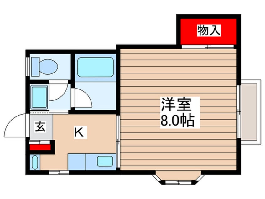 間取図 リバーハイツＭ