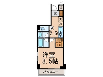 間取図 グランディール渋谷神泉
