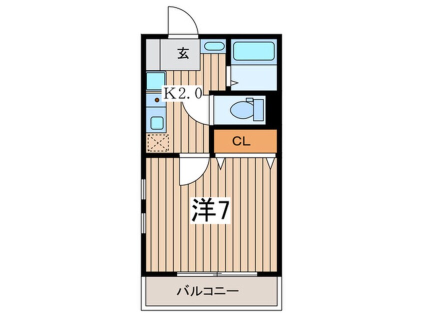 間取図 ｆ‐ｃｕｂｅⅡ