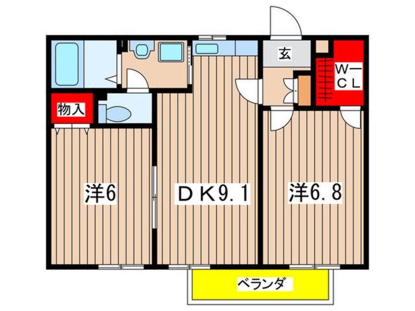 間取図 ガ－デンコ－トＫ