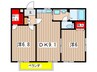 ガ－デンコ－トＫ 2DKの間取り