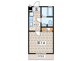 間取図 ＬＡ　ＴＯＲＲＥＴＴＡ