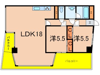 間取図 シャレ－コ－ト