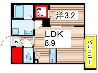 間取図 エスペリオ道場南