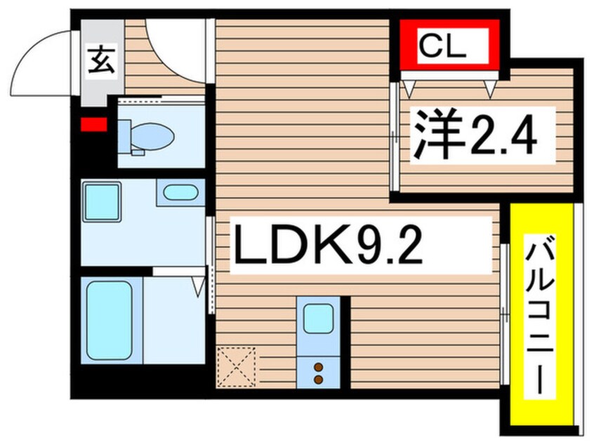 間取図 エスペリオ道場南