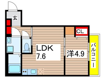 間取図 エスペリオ道場南
