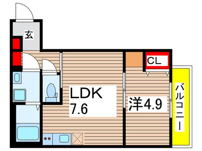 間取り図 エスペリオ道場南