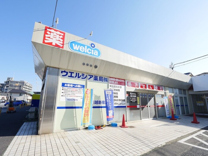 ウエルシア川越新宿店(ドラッグストア)まで250m 仮）むさし野貸家