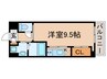 グランリオ・フォ－シ－ズン 1Kの間取り