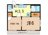 ｸﾞﾘ-ﾝﾊｲﾂ 2Kの間取り