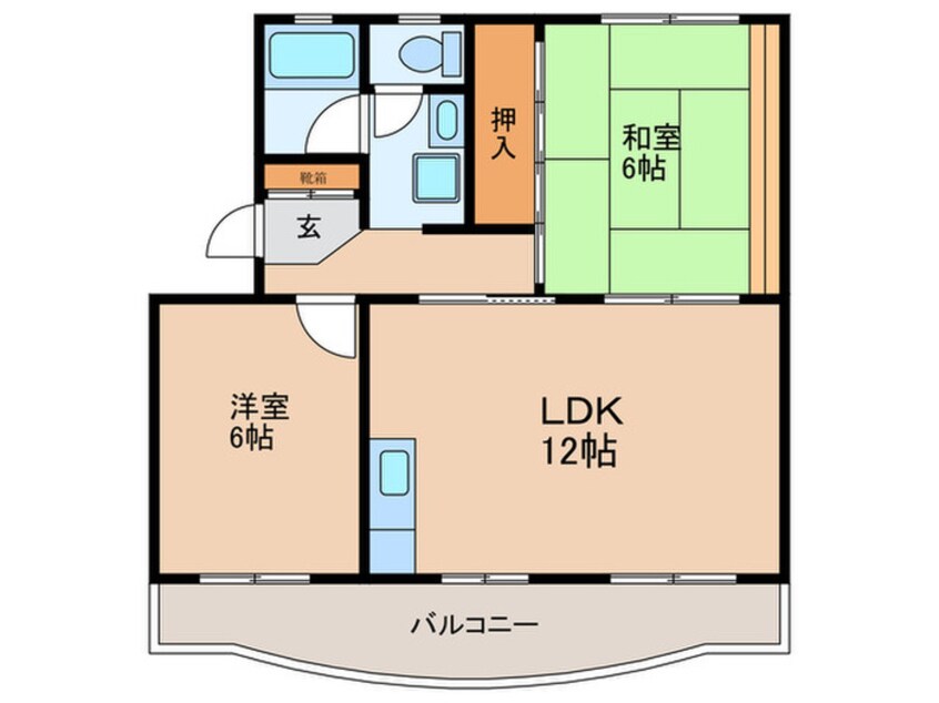 間取図 フォ－レストハイツ