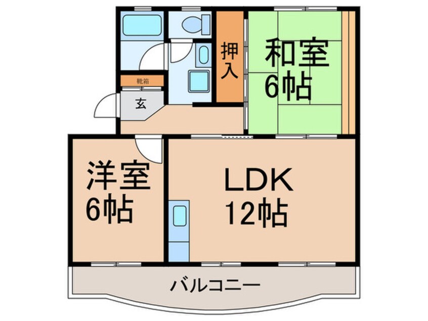 間取図 フォ－レストハイツ