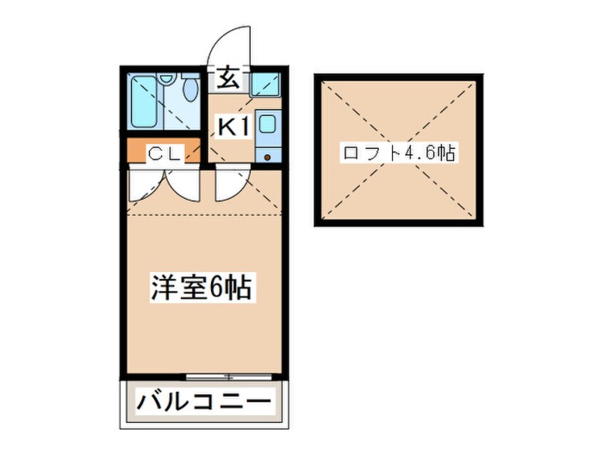 間取図 ラ・カメラ枡形