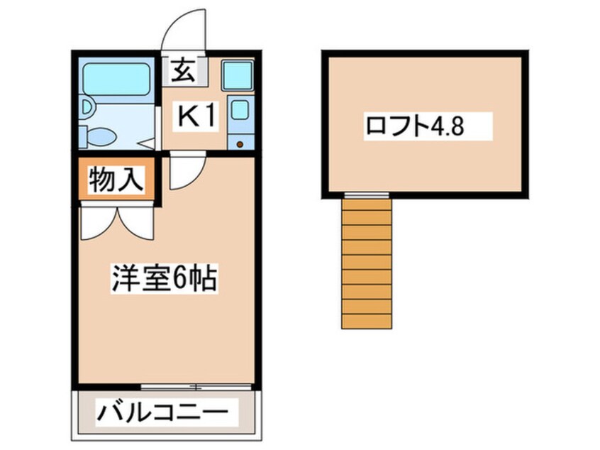 間取図 ラ・カメラ枡形