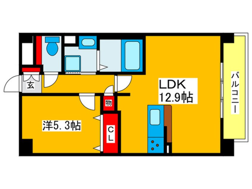 間取図 Ｙ　ＰＲＯＮＩＴＹ