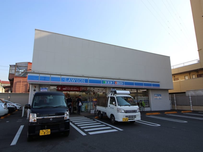 ローソン花畑1丁目店(コンビニ)まで568m ヴェルドミ－ルⅡ