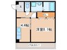 こばやしビル 1Kの間取り