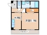 こばやしビル 1Kの間取り
