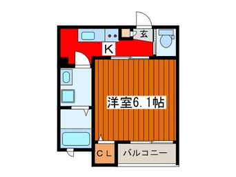 間取図 ＷＩＮ　ＫＩＤＯＵＲＡⅦ