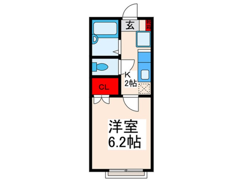 間取図 クレア－レ瑞江Ⅱ