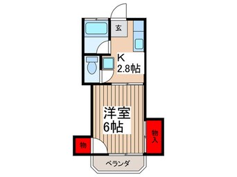 間取図 リバ－サイドサカモト