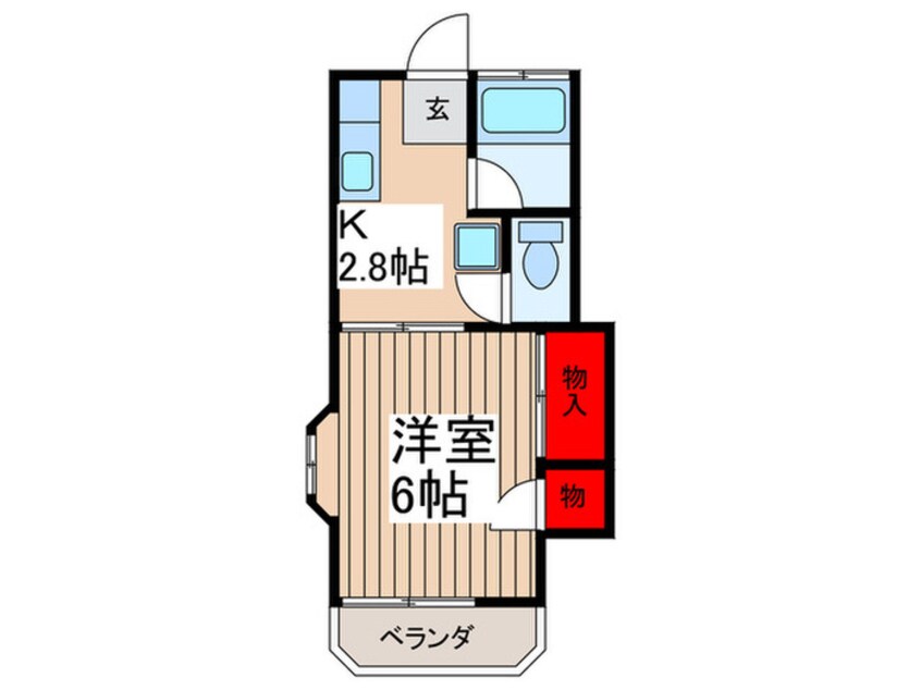 間取図 リバ－サイドサカモト