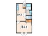 ｌａ　ｃａｓａ　ｆｅｌｉｃｅ 1DKの間取り
