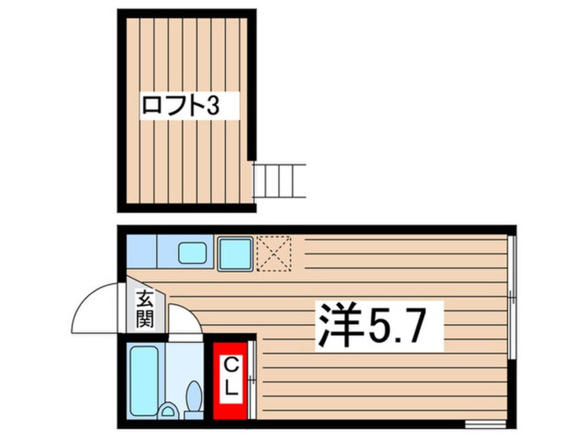 間取図 ミレーヌ南生田