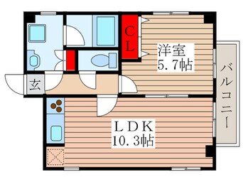 間取図 Ｌａｐｉｓ　Ａｚｕｌ　