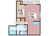 robot home 三郷 1LDKの間取り