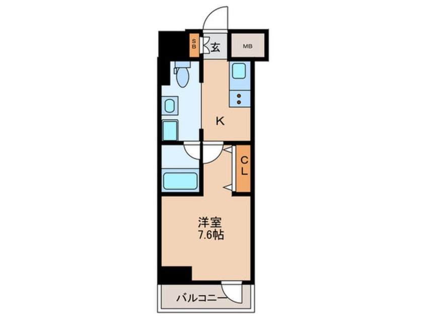 間取図 S-RESIDENCE板橋大山