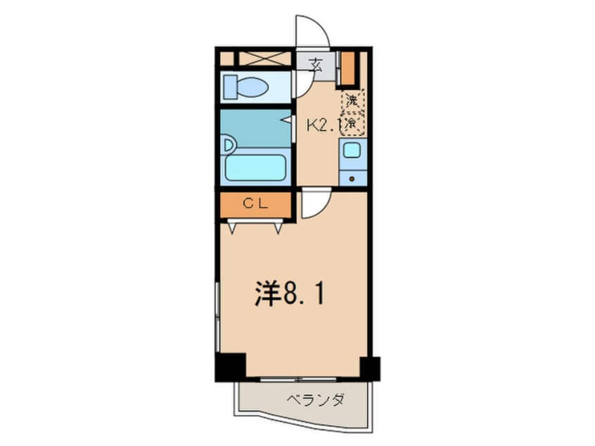 間取図 スペ－スアメニティ梶が谷一丁目