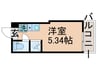 Cube　Kanamachi Ⅴ 1Rの間取り