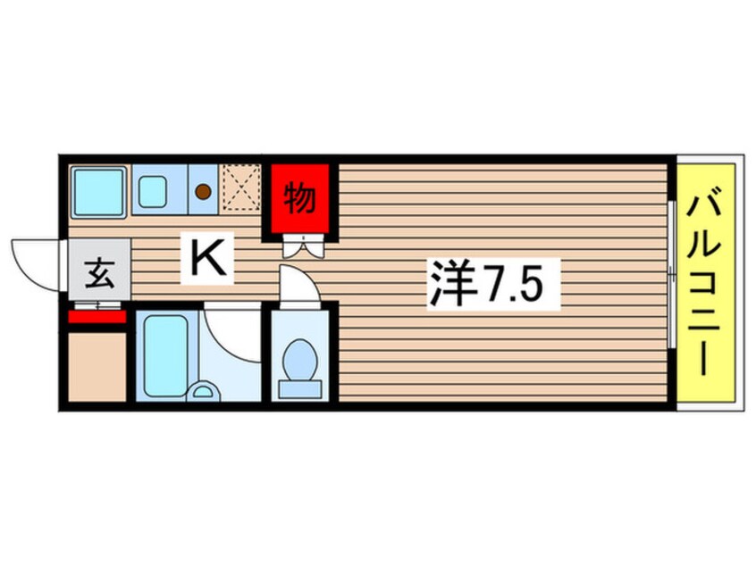 間取図 ベルフラット