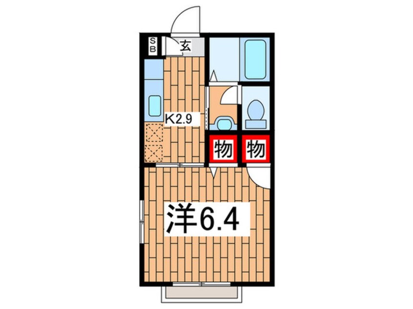 間取図 ヒルトップテラス三春台