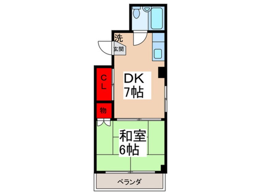 間取図 ドエルサツミ