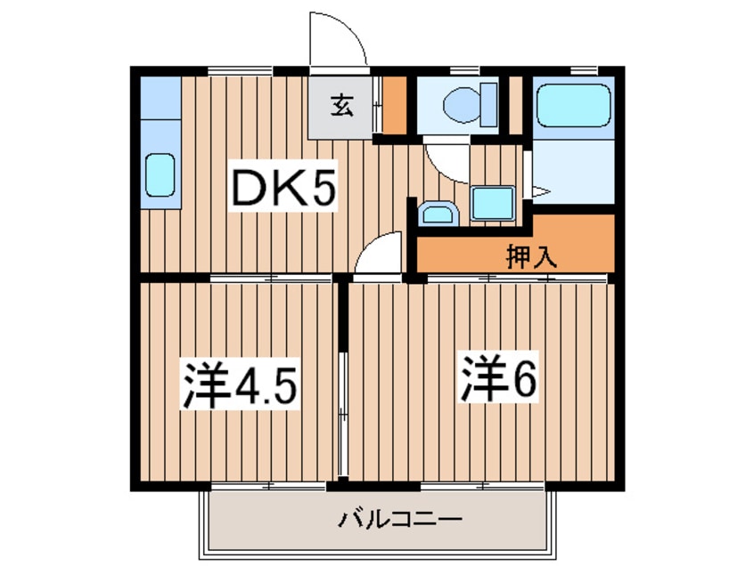 間取図 ジョイハイツ　Ｃ