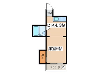 間取図 クレアヴェ－ル東北沢